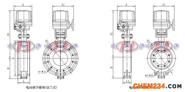 電動調(diào)節(jié)蝶閥外形尺寸